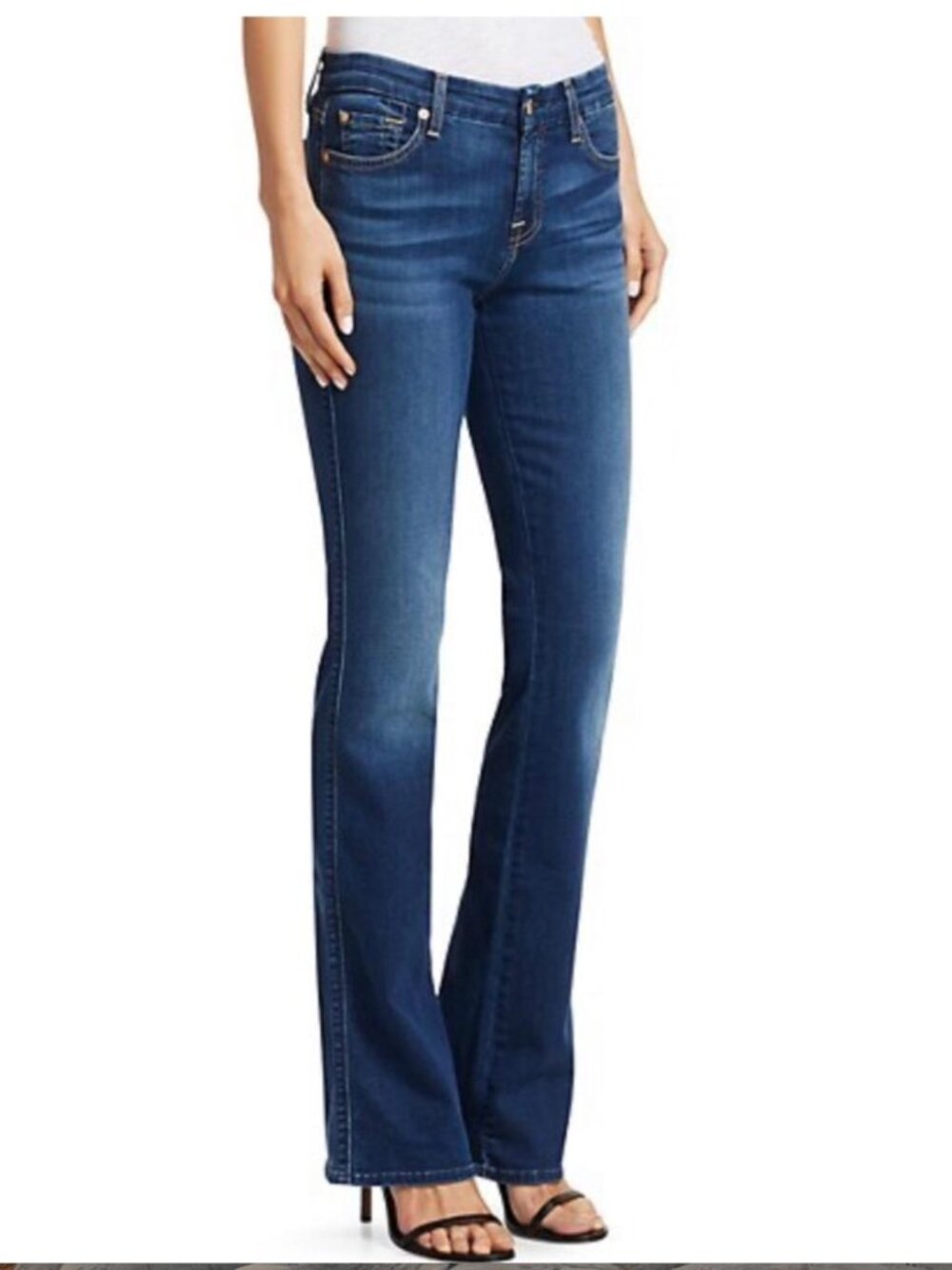 7 For All Mankind Dark Wash Bootcut Jeans 26